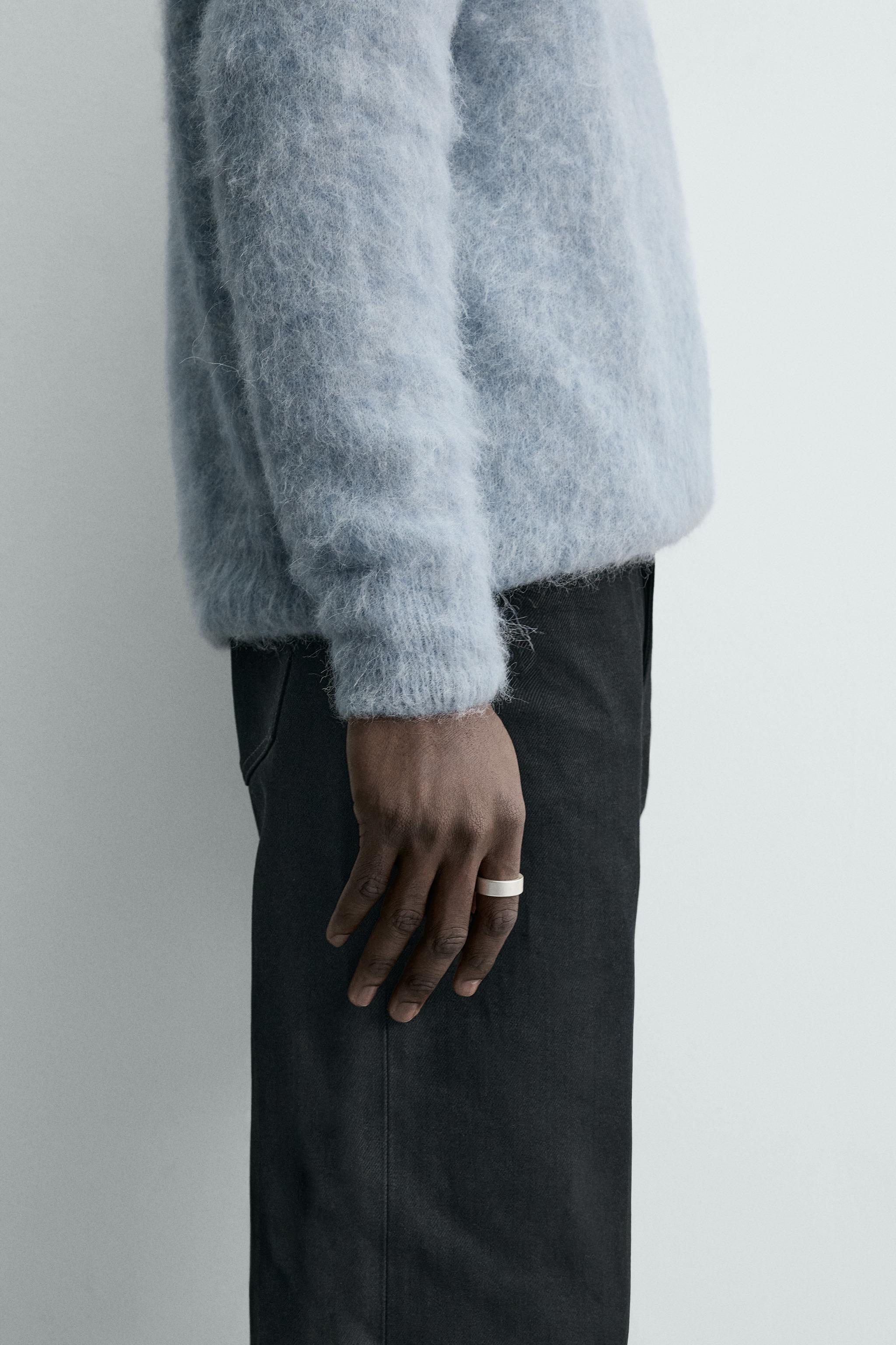 BAGUE BANDE MÉTALLIQUE MATE